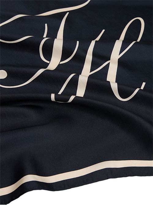 Foulard quadrato in pura seta Tommy Hilfiger | AW0AW182230GY